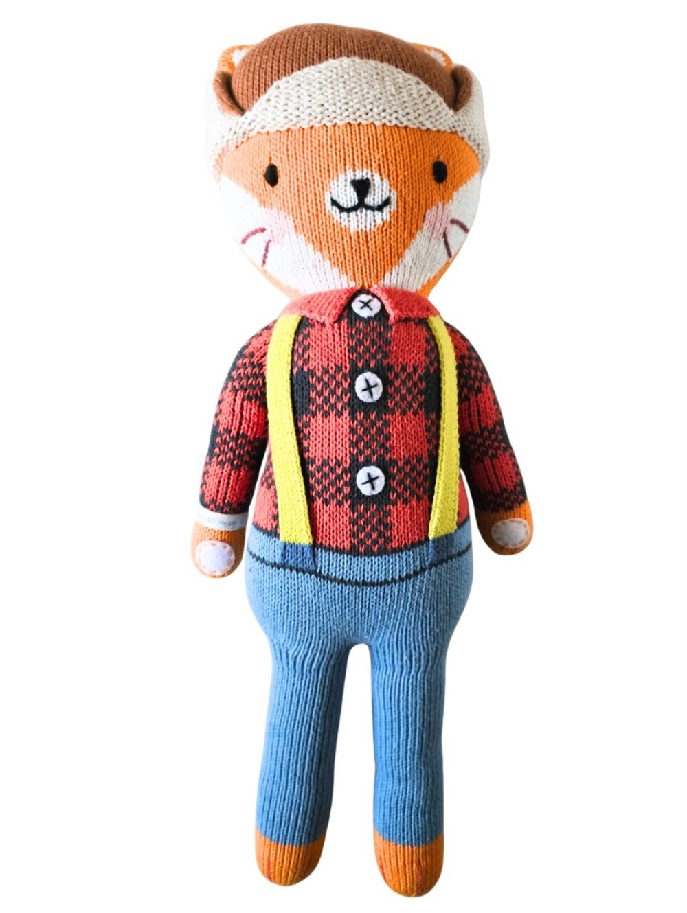 CUDDLE + KIND boys knit doll Wyatt the Fox boutique bespoke